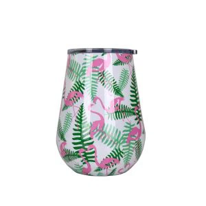 Вино ізольований квітковим стаканом